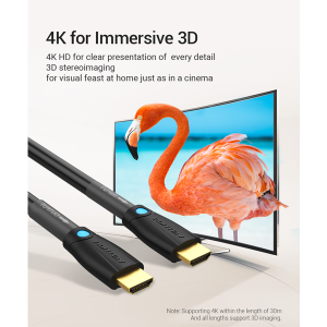 VENTION HDMI CABLE 45M BLACK FOR ENGINEERING-VEN-AAMBW