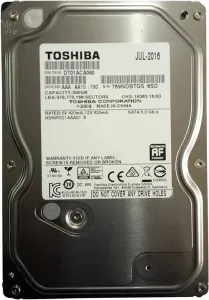 TOSHIBA 500GB HDD SATA HARD DISK 3.5"