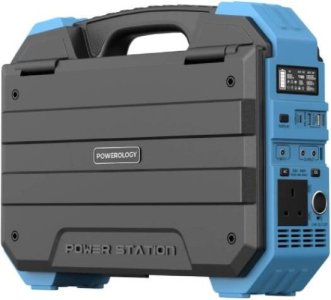 Powerology 600W Portable Power Generator with Solar Panel