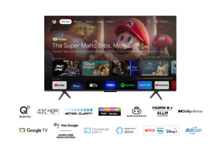 TCL 50C655 50" QLED 4K Smart TV with Dolby Vision & Atmos