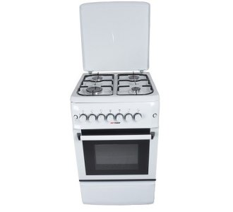 Von Hotpoint VC5555SN 4‑Burner Gas Cooker Silver
