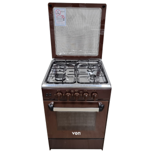 Von Hotpoint VC5555SN 4‑Burner Gas Cooker Silver