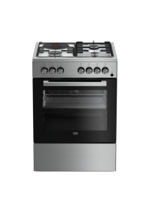Beko FSET63110DX 3 Gas + 1 Electric Cooker with Oven