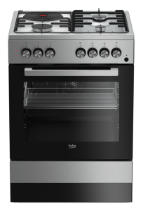 Beko FSET63110DX 3 Gas + 1 Electric Cooker with Oven