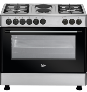 Beko GE12121DX 5 Gas Burner 90x60 Cooker | Efficient Cooking