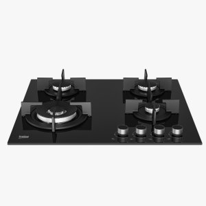 Beko HCLW64222S 60cm 4-Burner Gas Hob | Stainless Steel
