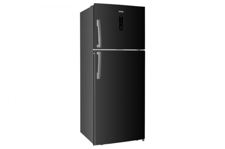 SOLSTAR RF586HTDINBSS 415 L Double Door Fridge