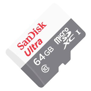 SanDisk MicroSD Class 10 100MBps 64GB - SDSQUNR-064G-GN3MN