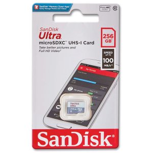 SanDisk MicroSD Class 10 100MBps 256GB - SDSQUNR-256G-GN3MN