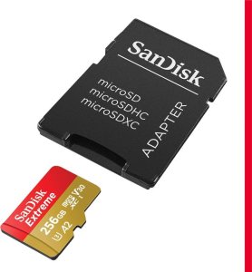 SanDisk Extreme microSDXC 256GB  - SDSQXAV-256G-GN6MN