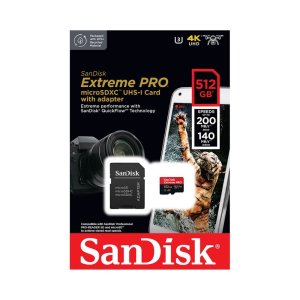 SanDisk Extreme PRO microSDXC 512GB- SDSQXCD-512G-GN6MA