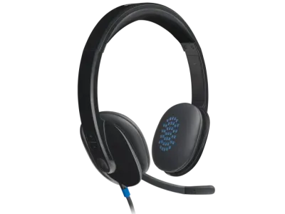 Logitech H540 USB Headset with Noise-Cancelling Mic-981-000480