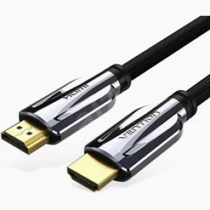 Vention Nylon Braided 4K Flat HDMI Cable 2M Zinc Alloy