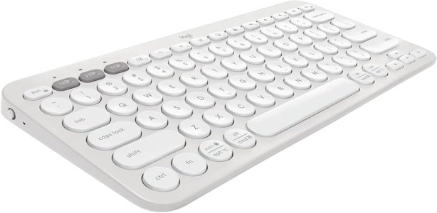 Logitech K380S Multi-Device Bluetooth Keyboard - Off White-920-011852
