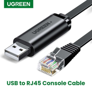 UGREEN CM204 USB-A to RJ45 Console Cable 1.5M-50773
