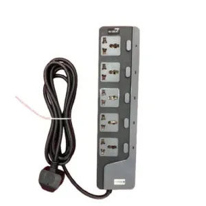 Lightwave Extension Socket 3 Metres 5-Way-EXT 755