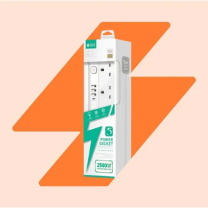 Lightwave Extension Socket 2 Metres5 Way with 4 USB Ports)-54U