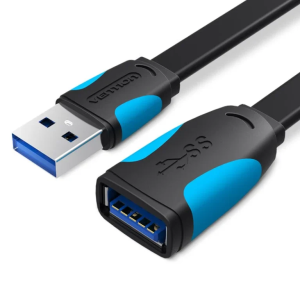 Vention USB 3.0 A Male to A Female Extension Cable 3M Black PVC Type.