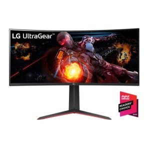 LG 34 Inch UltraGear QHD HDR Curved Gaming Monitor 34GP63A-B