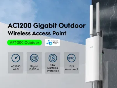 CUDY AP1300 OUTDOOR AC1200 WiFi Gigabit Access Point