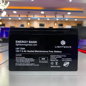 Lightwave 12V/7.5AH UPS Battery – High Performance SMF-7AH