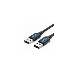 Vention USB 2.0 A Male to A Male  Cable 1M Black PVC Type