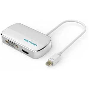 Vention MINI DisplayPort  to HDMI/VGA Converter 0.15M White.