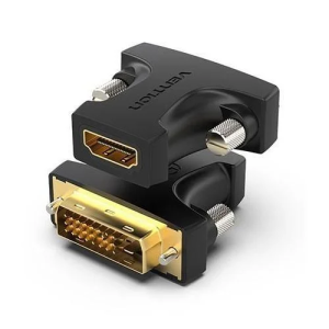 Vention DVI(24+1) Male to HDMI Female Adapter Black