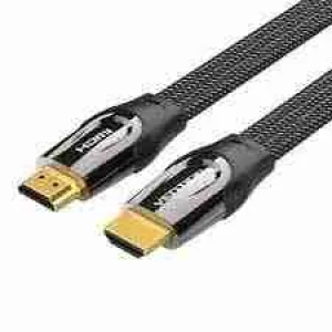 Vention Nylon Braided 4K Flat HDMI Cable 2M Zinc Alloy Type