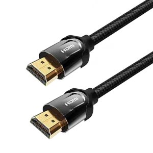 Vention Nylon Braided HDMI Cable 8M Black Metal Type