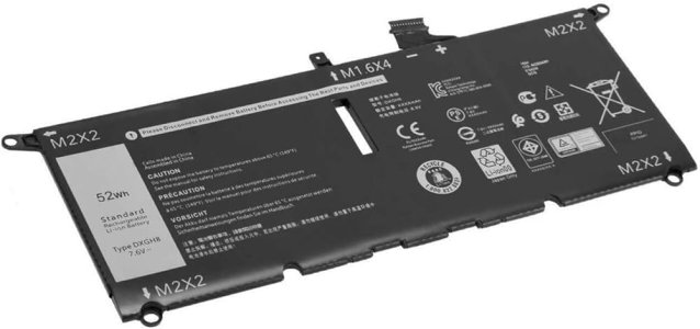 Original Dell XPS 13 2018 52Wh 7.6V Battery