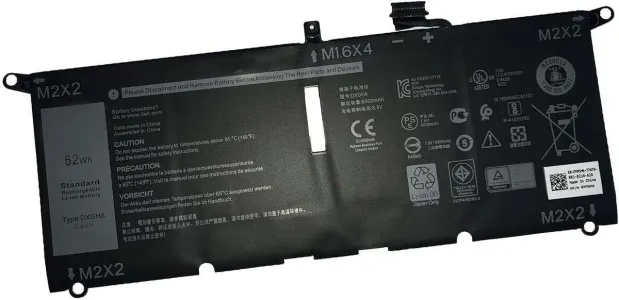 Original Dell XPS9370-7392SLV-PUS DXGH8 H754V 52Wh 7.6V Battery