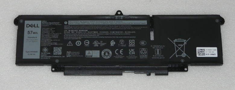 Dell P126F P126F001 57Wh 11.4V Battery