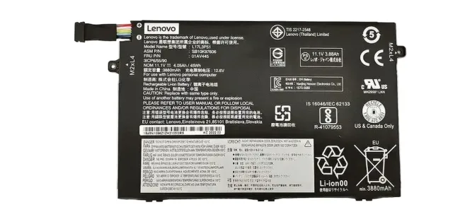 Lenovo ThinkPad E480 E485 45wh battery