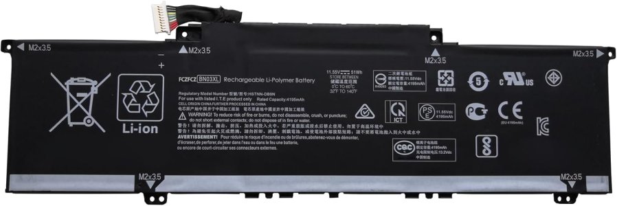HP ENVY x360 Convert 13m‑bd0023dx 51Wh Battery
