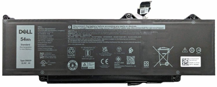 Dell Latitude 3450 i7-1355U 11.4V 54Wh Laptop Battery