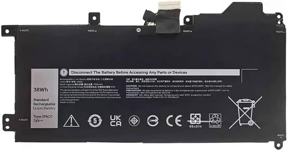Original Dell Latitude 7200 2-in-1 T04J / T04J001 11.4V 38Wh Laptop Battery