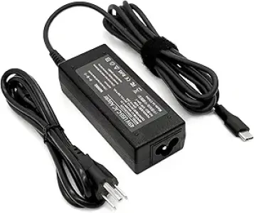 Charger for HP Chromebook x360 14c-cc0013no 14c-cc0025no 45w usb-c