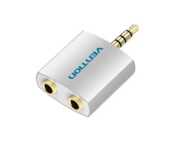 VENTION 4 POLE 3.5MM MALE TO 2*3.5MM FEMALE CONVERTER