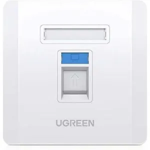 UGREEN Single-Port Wall Plate White - NW144