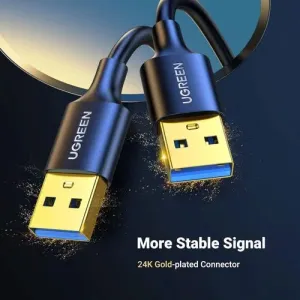 UGREEN USB-A 3.0 Male to Male Cable 3m Black - US128