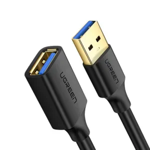 UGREEN USB-A 3.0 Male to Female Extension Cable 5m Black - US129