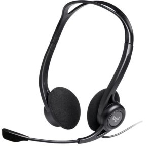 Logitech 960 USB Headset - Black - 981-000100