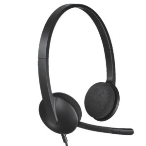 Logitech H340 USB-A Headset with Noise Cancelling Mic - Black - 981-000475