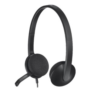 Logitech H340 USB-A Headset with Noise Cancelling Mic - Black - 981-000475