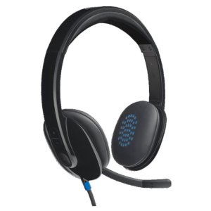 Logitech H540 USB-A Headset with Noise Cancelling Mic - Black - 981-000480