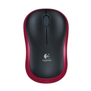 LOGITECH M185 WIRELESS MOUSE - RED - 910-002237