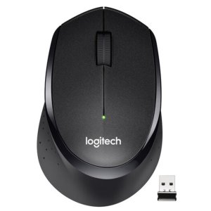 LOGITECH M330 SILENT PLUS WIRELESS MOUSE - BLACK - 910-004909