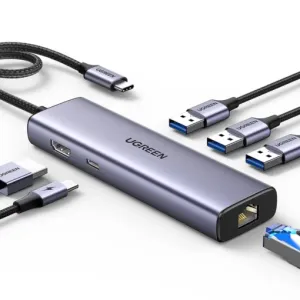 UGREEN 6-in-1 USB-C Multifunction Adapter - CM512