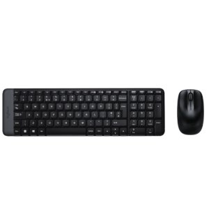LOGITECH MK220 WIRELESS KEYBOARD AND MOUSE COMBO - BLACK - 920-003161